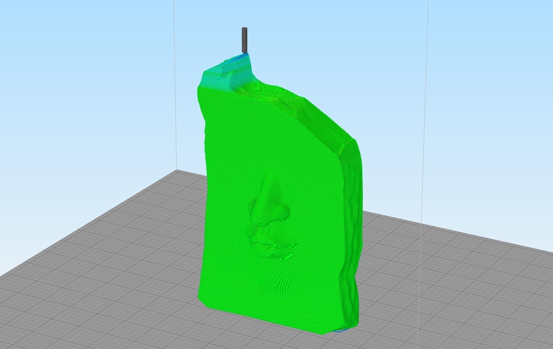 Stone Face 3D print model_4