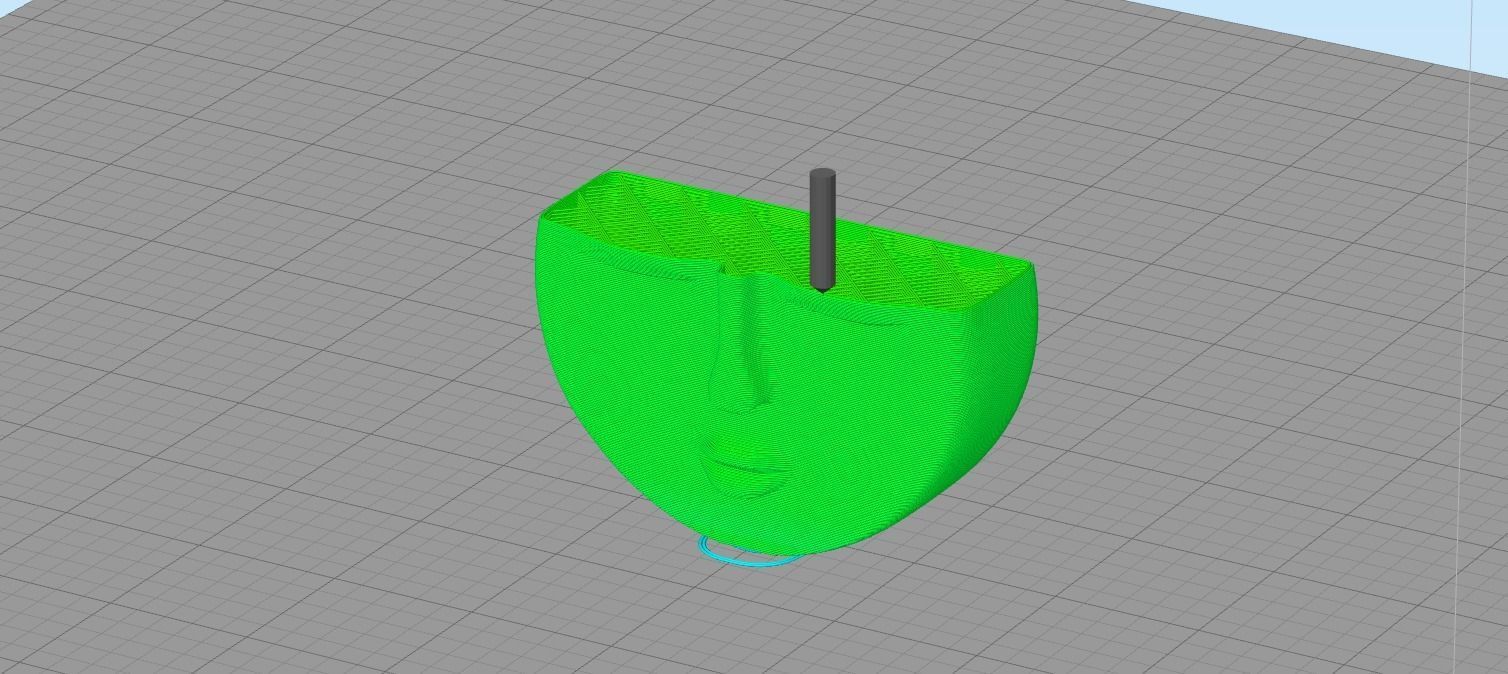 moon face 3D print model_2