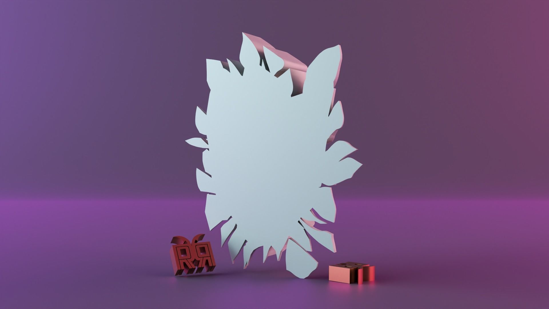 Split face Free 3D print model_4