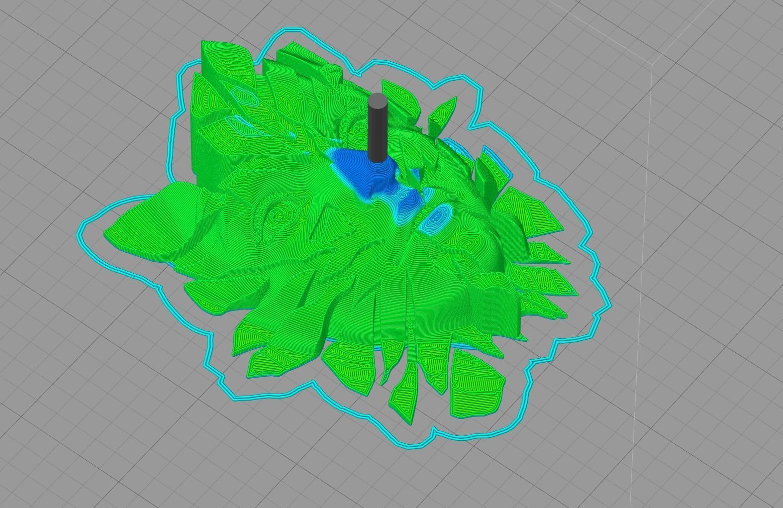 Split face Free 3D print model_7