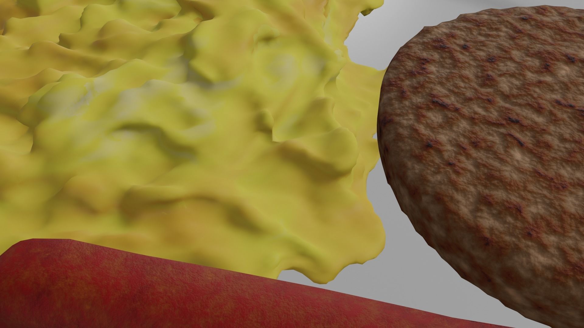 Breakfast set A 3D model_6