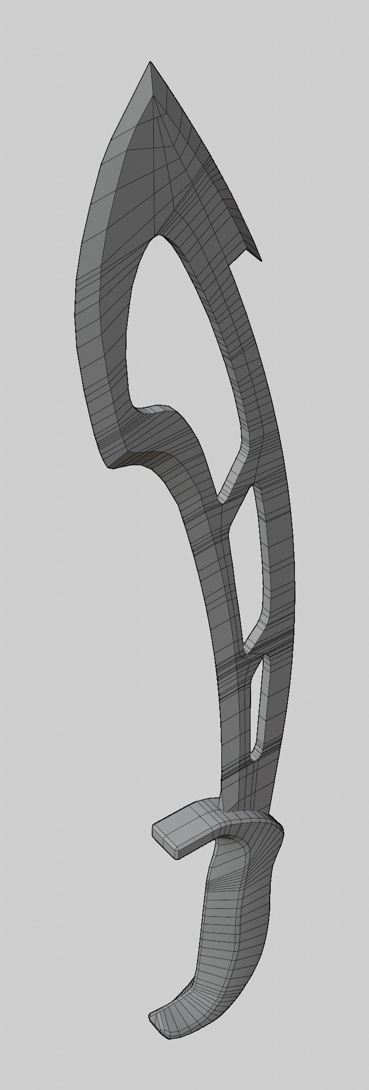 Knifes Low-poly 3D model_19