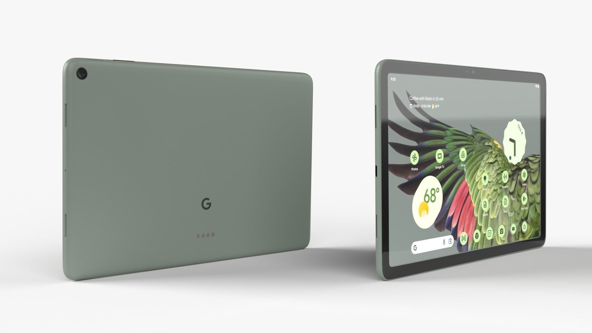 Google Pixel Tablet collection 2023 all colors 3D model_1