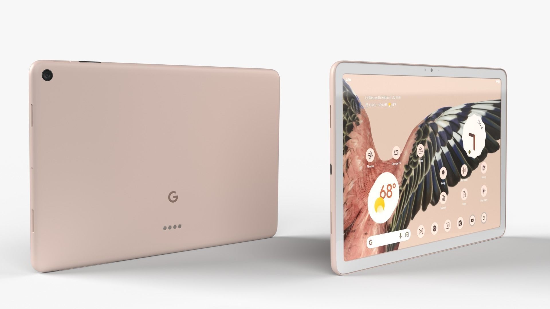 Google Pixel Tablet collection 2023 all colors 3D model_2