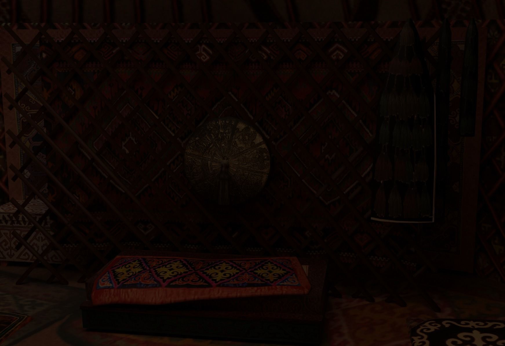 3 Yurts - Low Poly Game Ready Low-poly 3D model_17