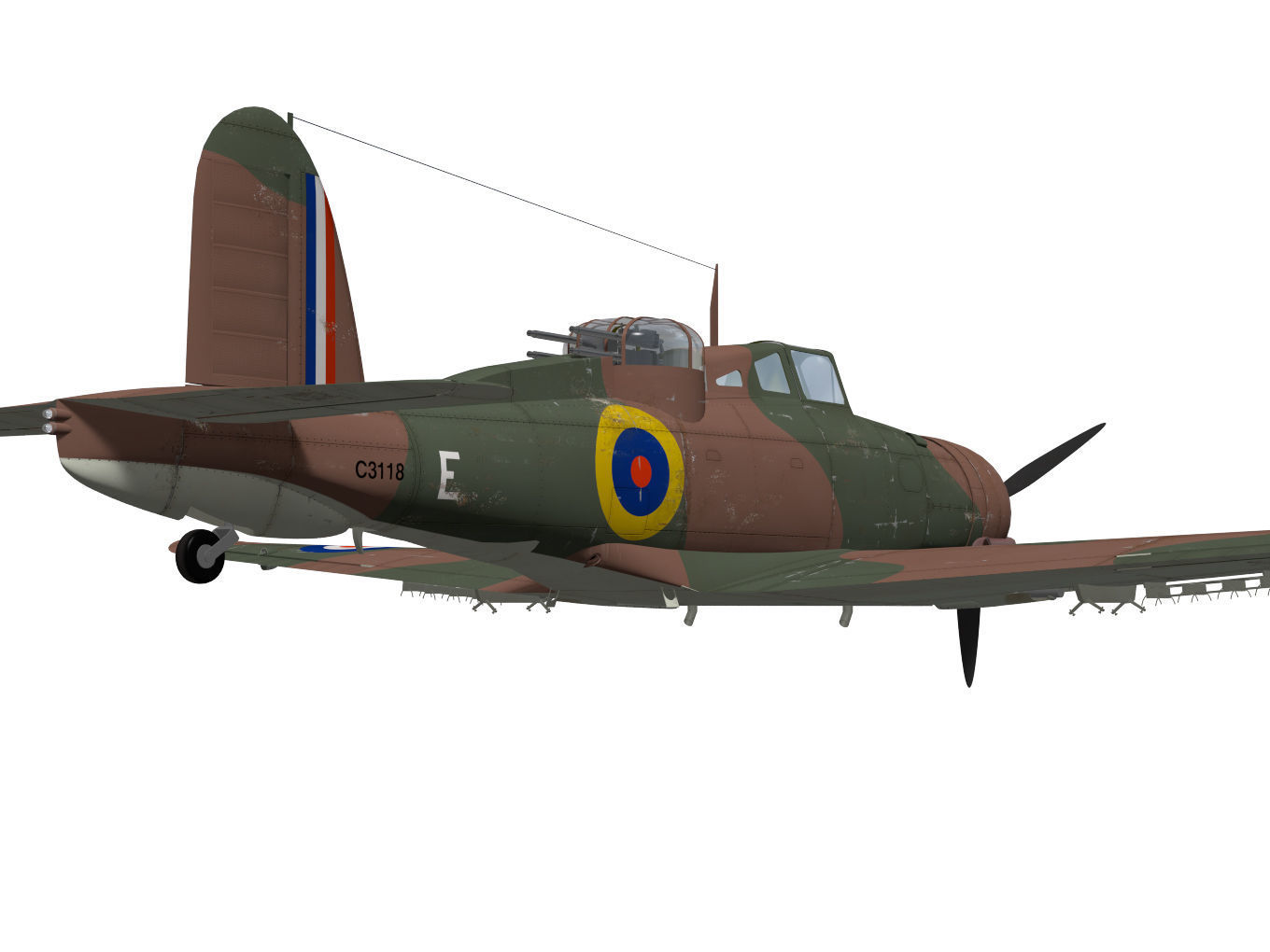 Blackburn Roc 3D model | CGTrader