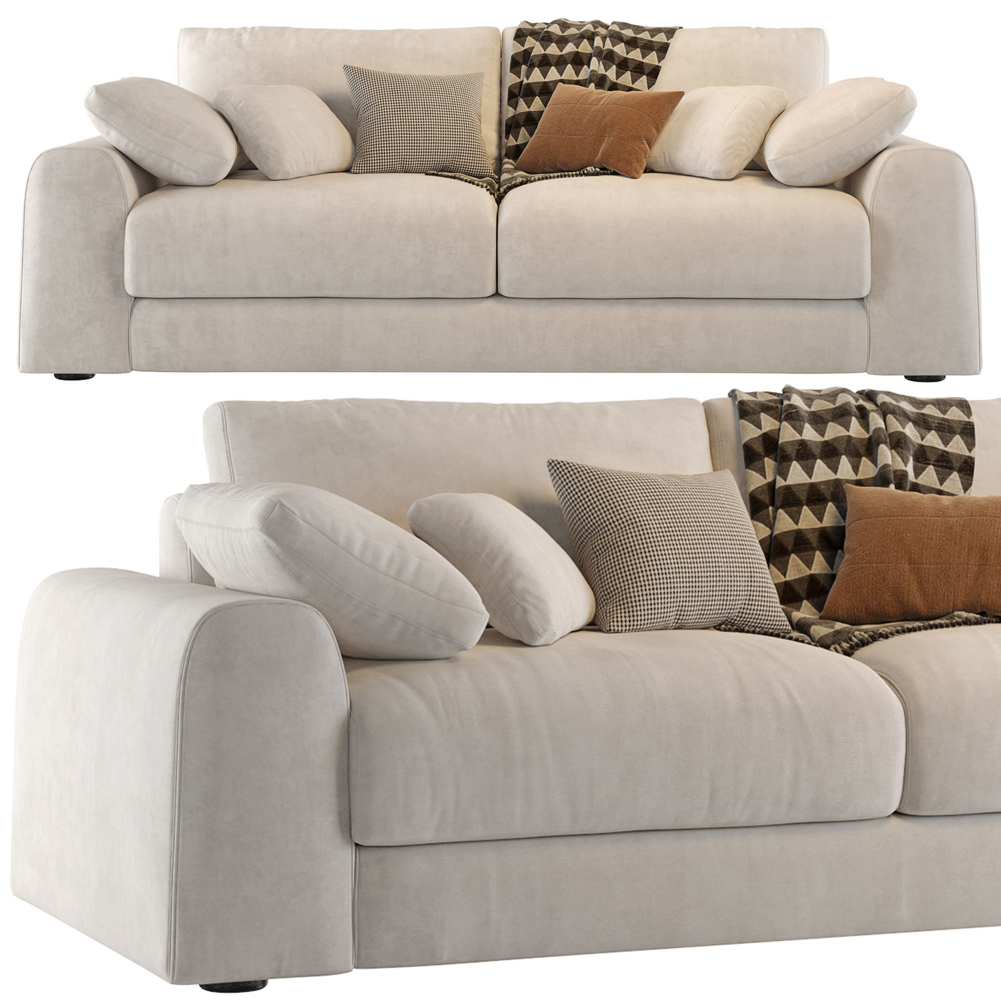 Sofa bed Island 3D model_2