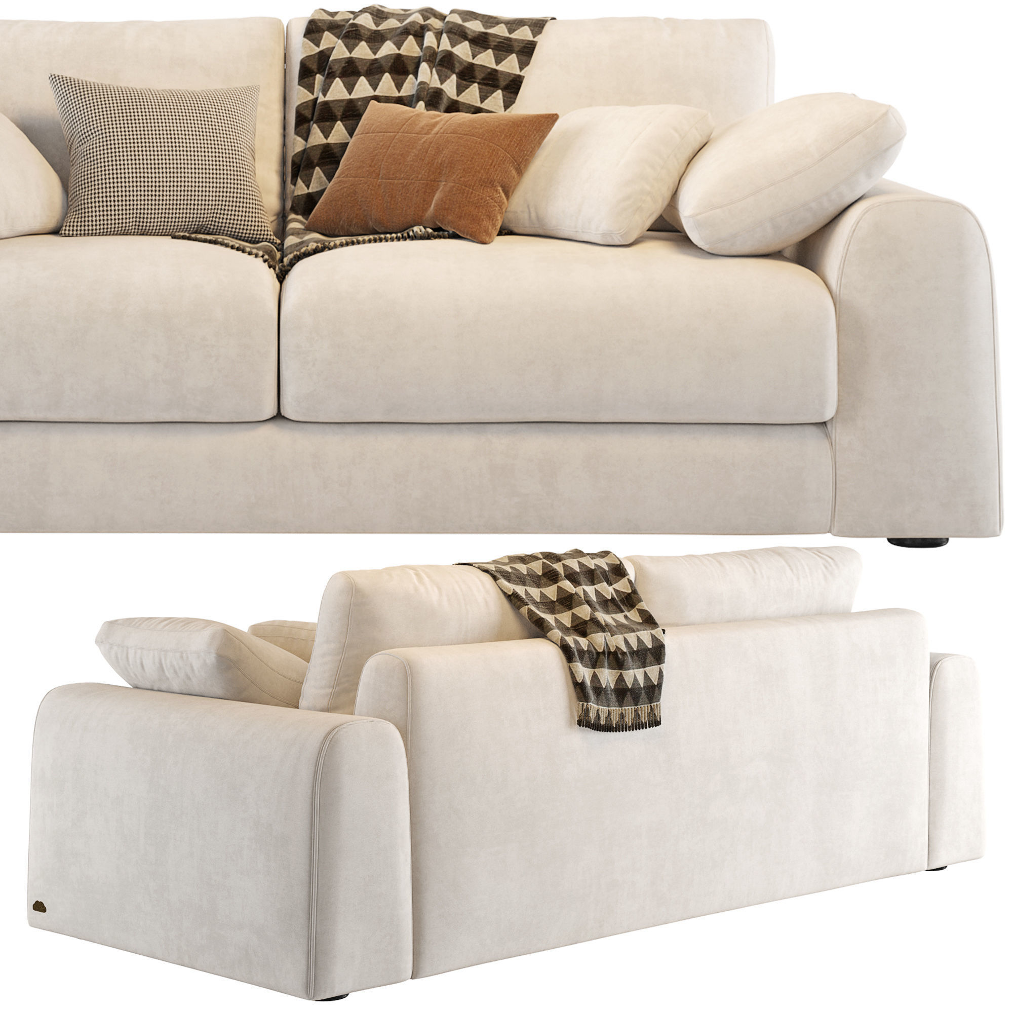 Sofa bed Island 3D model_6