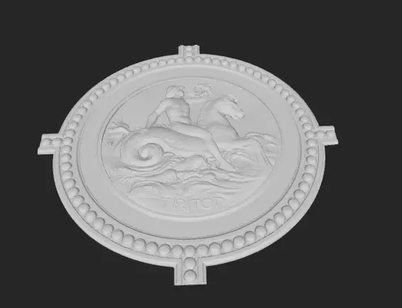 Modern Ceiling roses 3D model 3D model