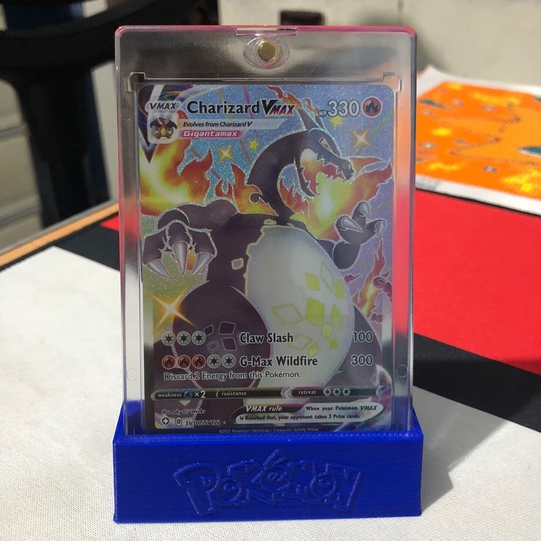 Card Stand - fits Ultra Pro One Touch 35pt magnetic case 3D print model_5