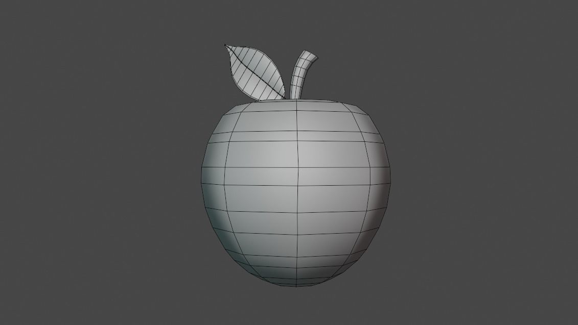 Fruit Low-poly 3D model_12
