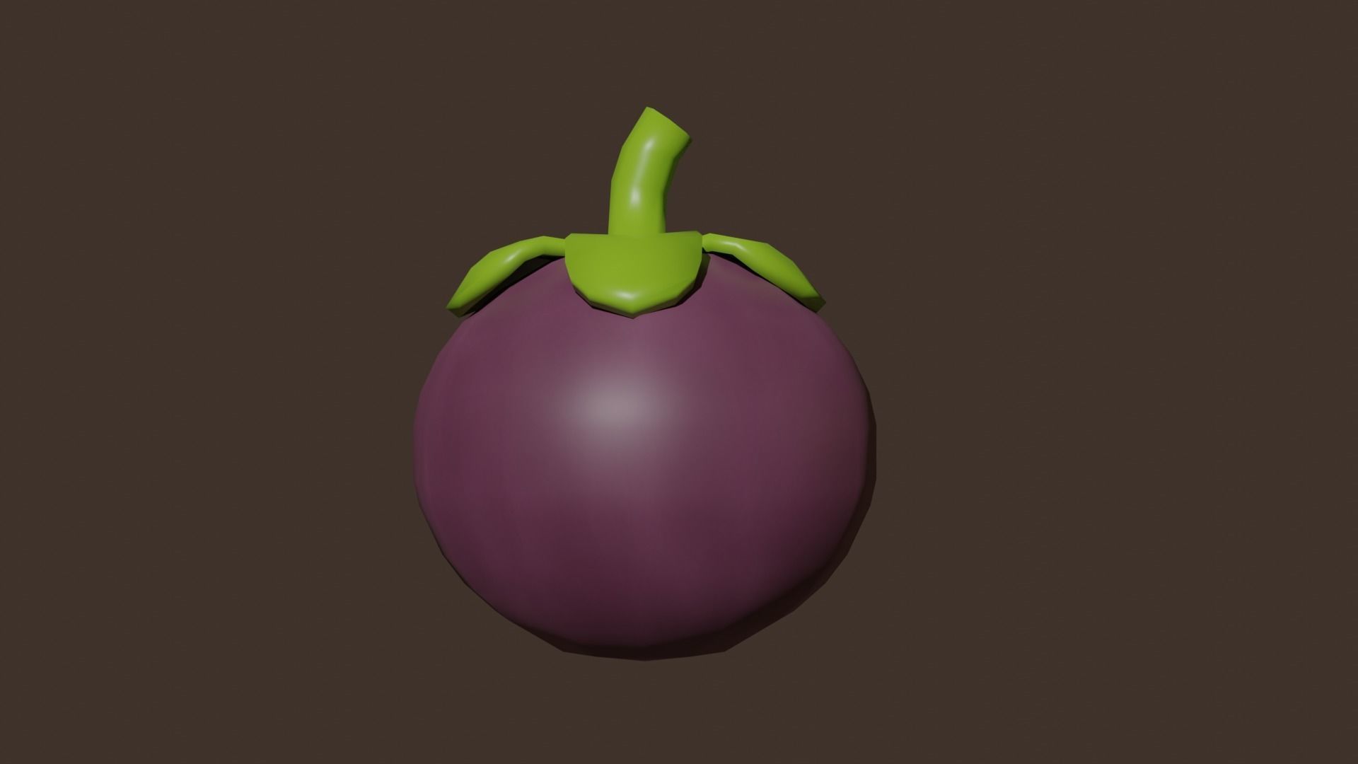 Fruit Low-poly 3D model_28