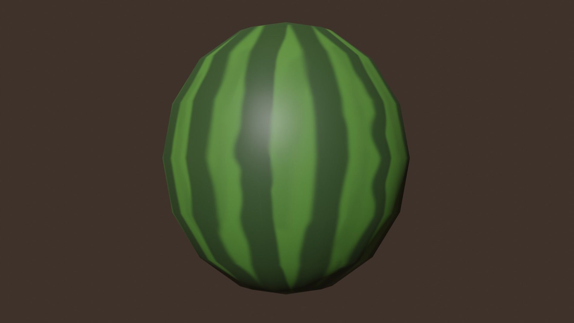 Fruit Low-poly 3D model_34