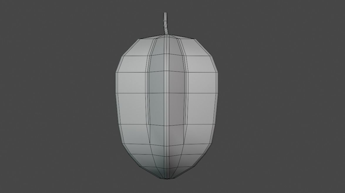 Fruit Low-poly 3D model_33