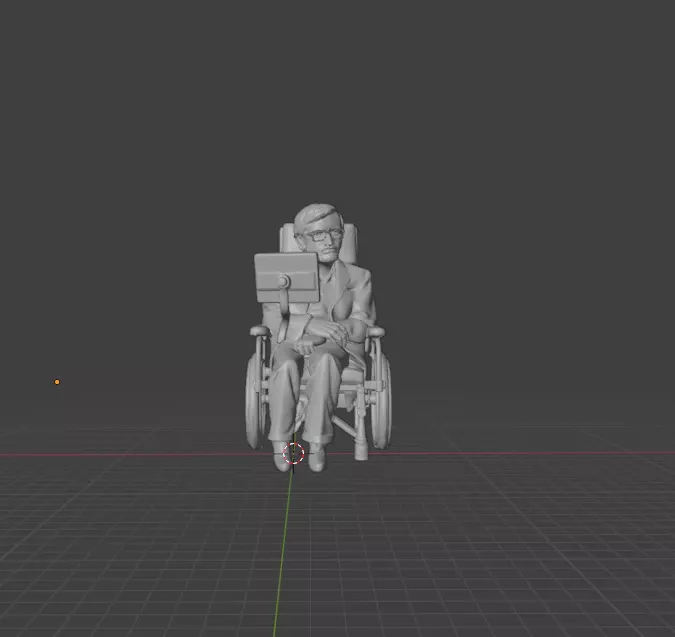 Stephen Hawking 3D print model_11
