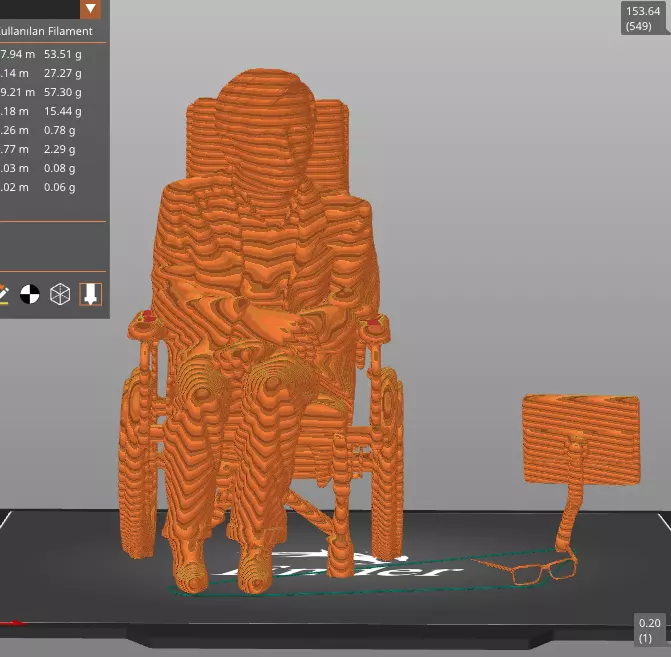 Stephen Hawking 3D print model_19