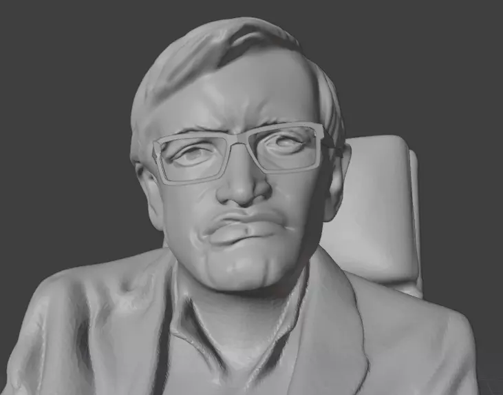 Stephen Hawking 3D print model_10