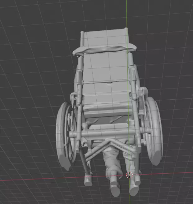 Stephen Hawking 3D print model_26