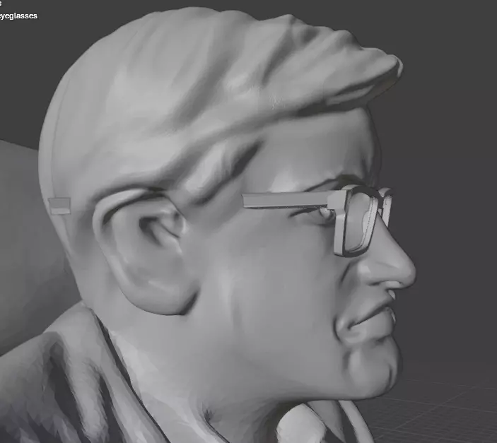Stephen Hawking 3D print model_13