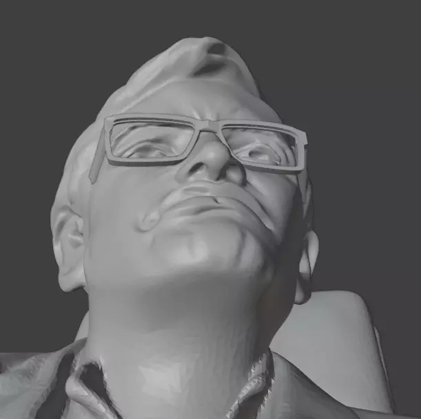 Stephen Hawking 3D print model_14