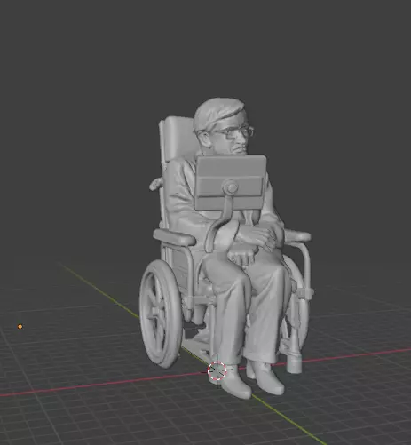 Stephen Hawking 3D print model_20