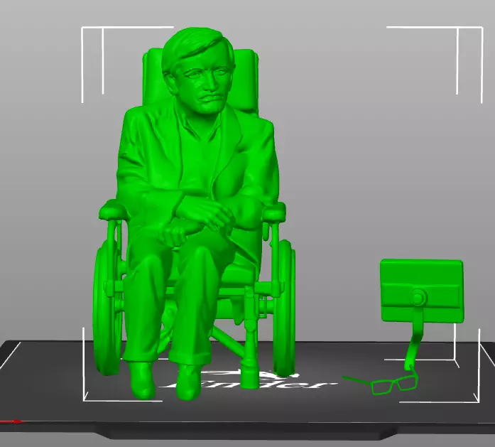 Stephen Hawking 3D print model_18