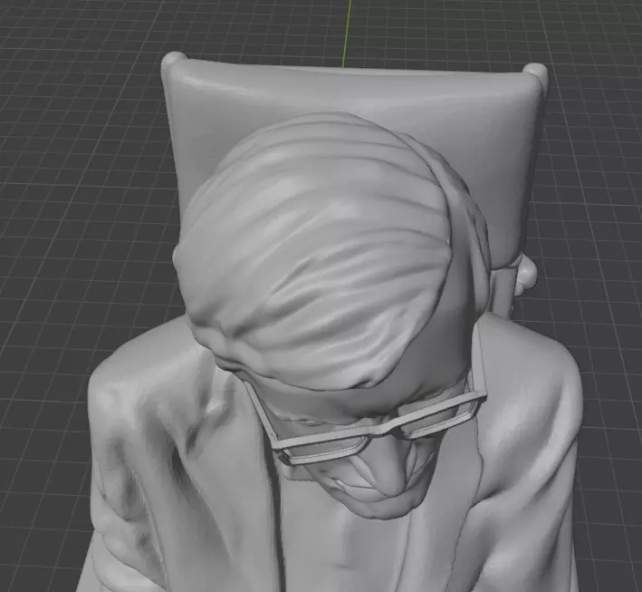 Stephen Hawking 3D print model_15