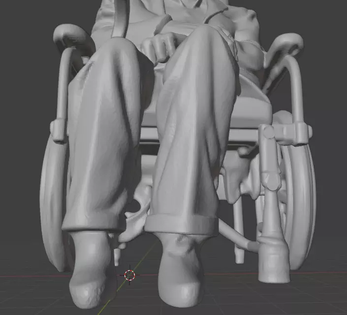 Stephen Hawking 3D print model_7