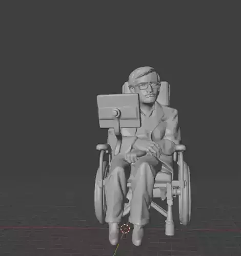 Stephen Hawking 3D print model