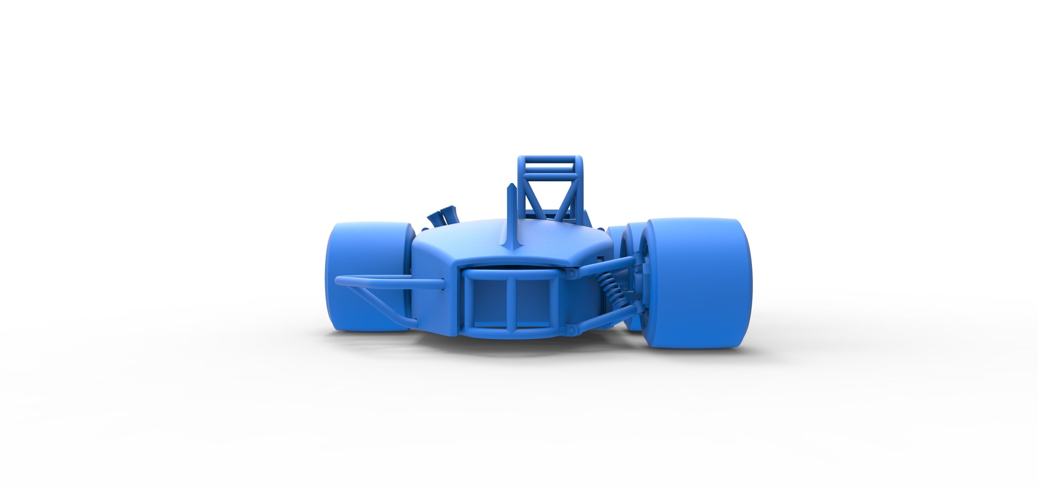 Supermodified 3-to-1 race car Scale 1 to 25 3D print model_40