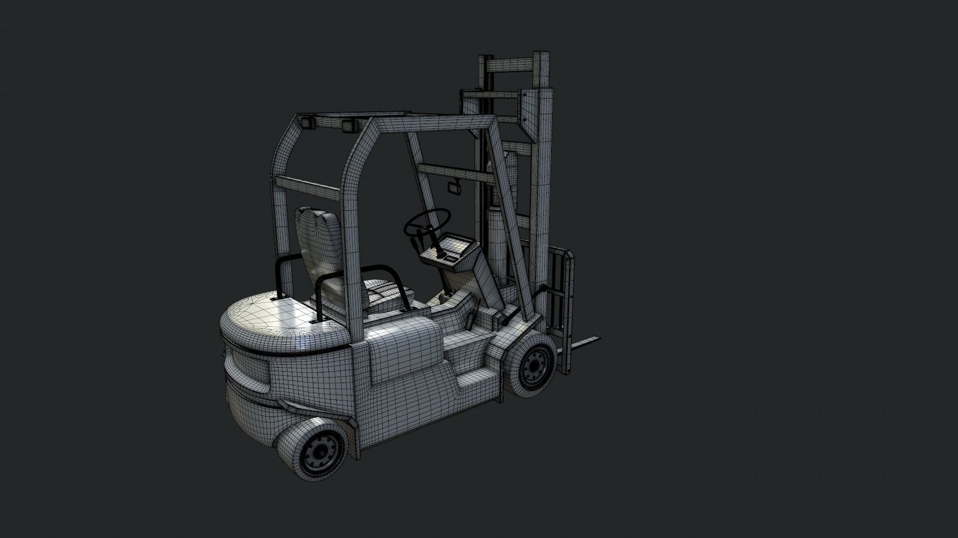 ForkLift 3D model_9