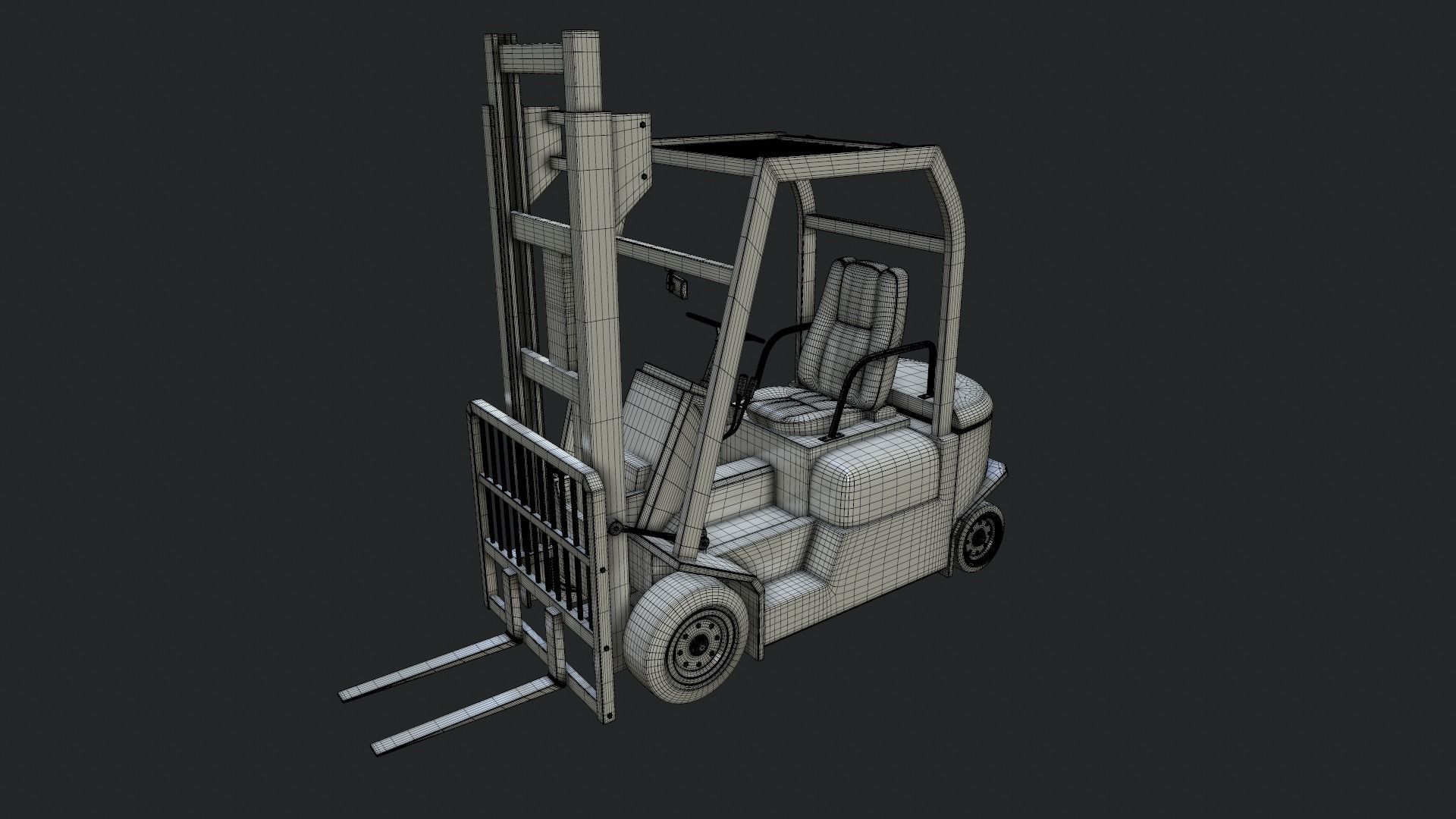 ForkLift 3D model_8