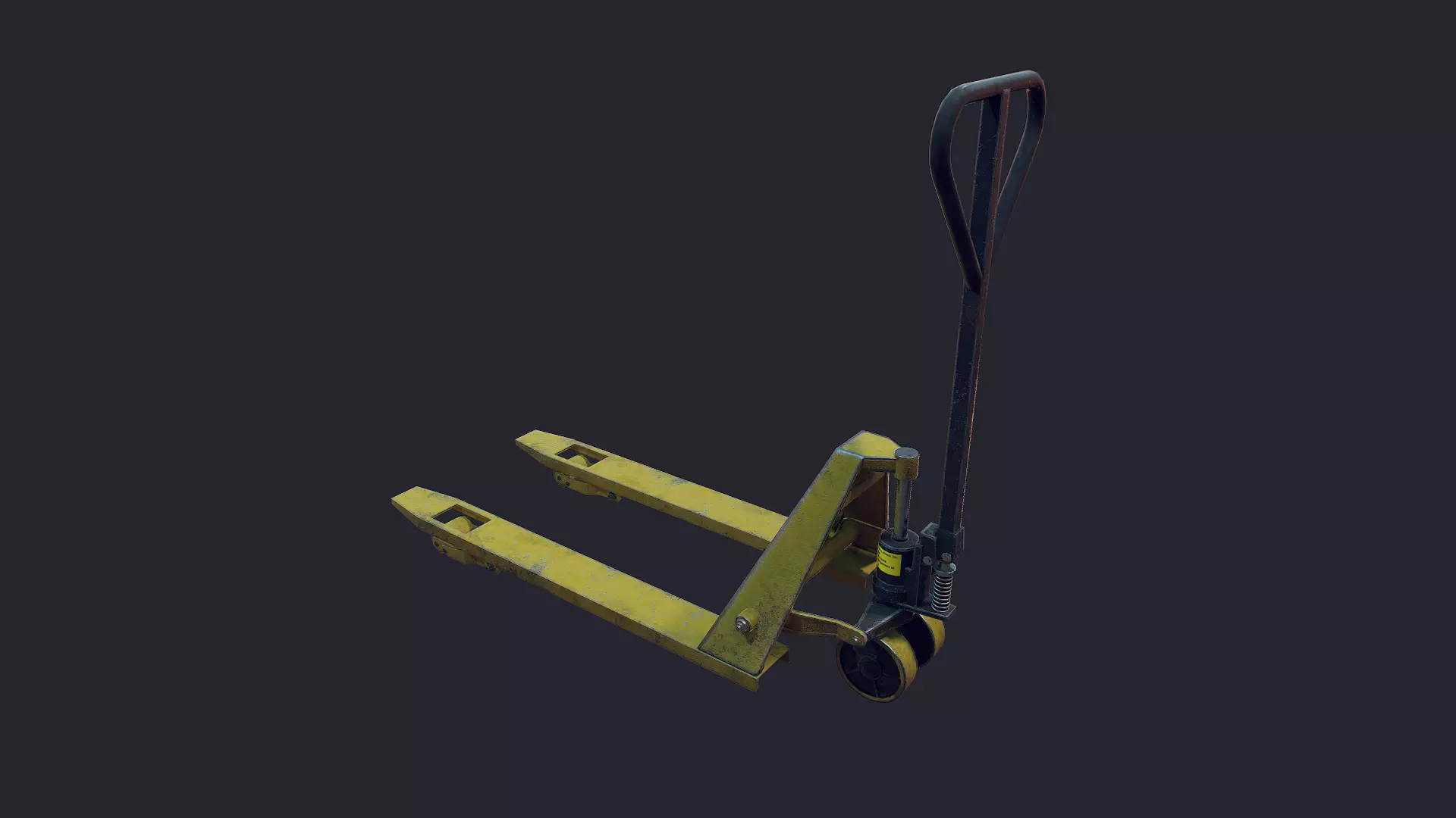 Pallet Jack Low-poly 3D model