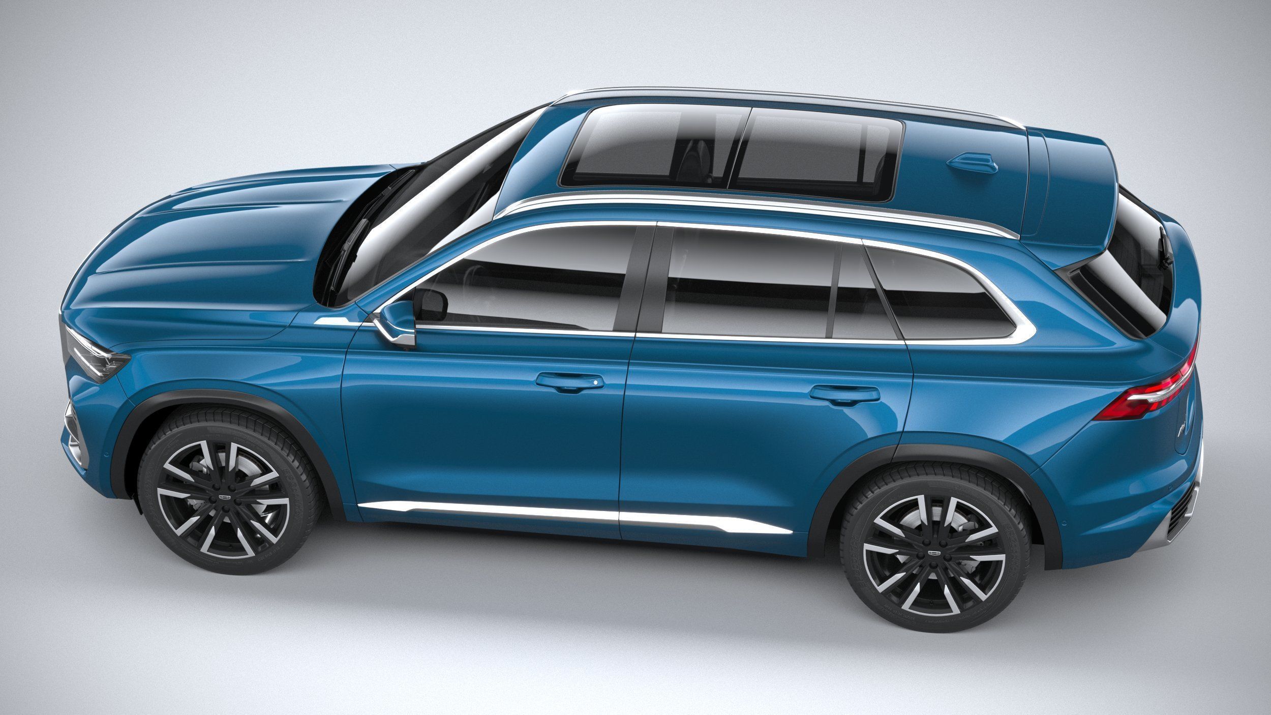 Geely Monjaro 2024 3D model_9