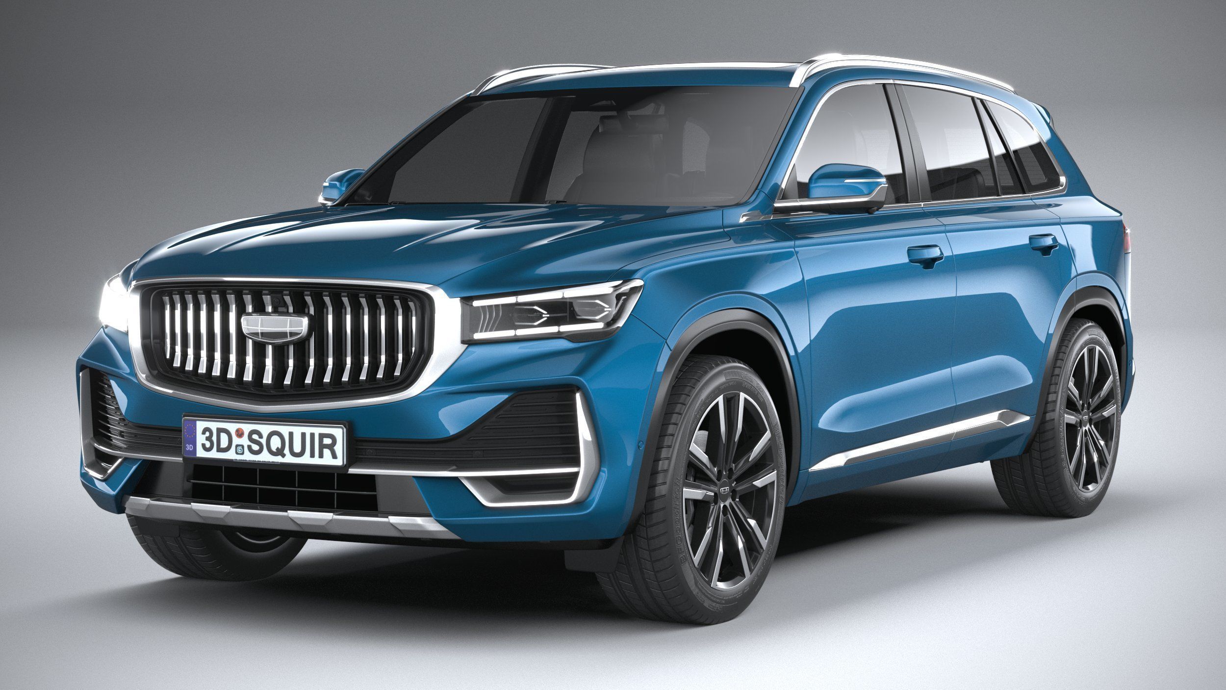 Geely Monjaro 2024 3D model_2