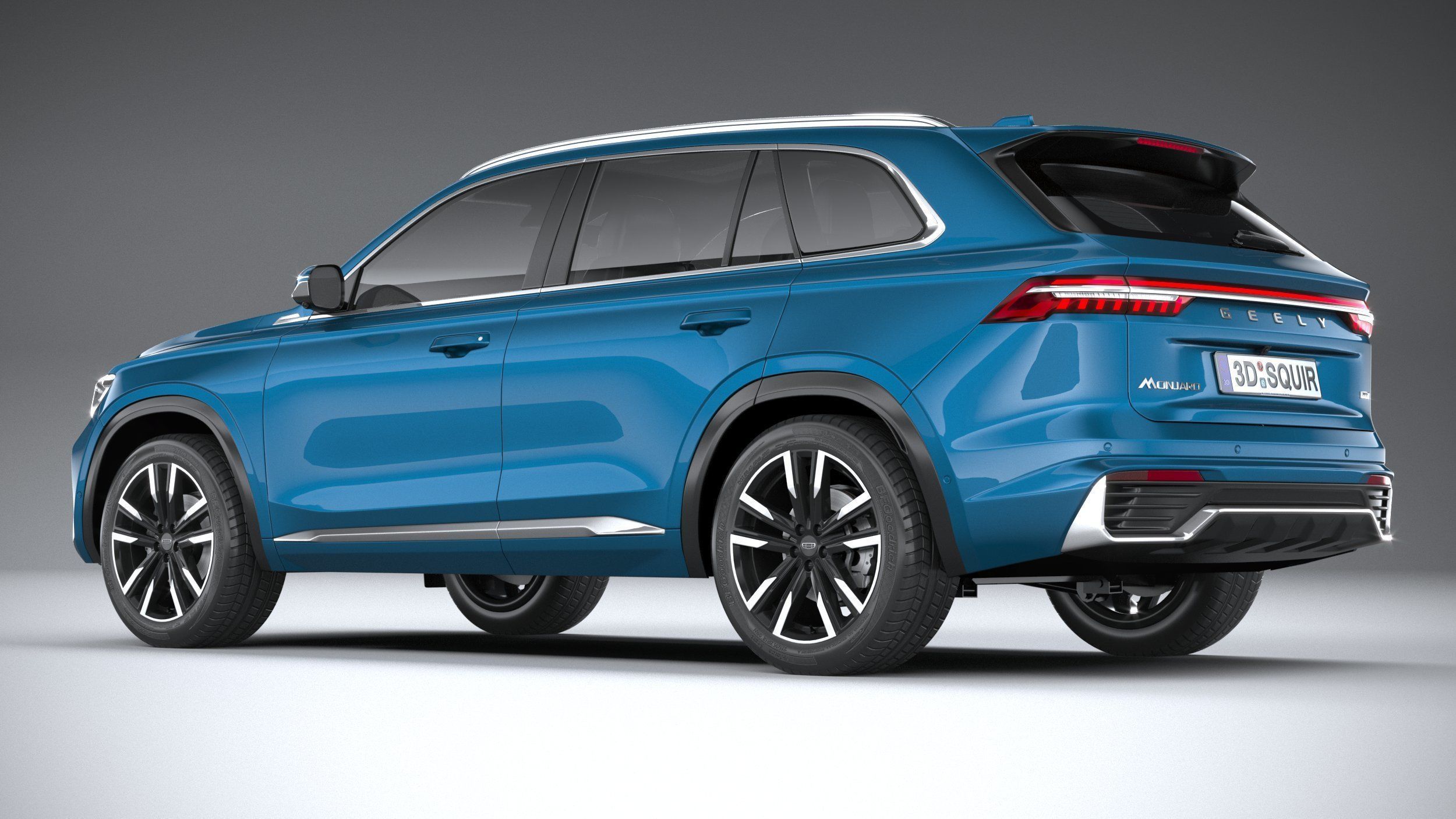 Geely Monjaro 2024 3D model_5