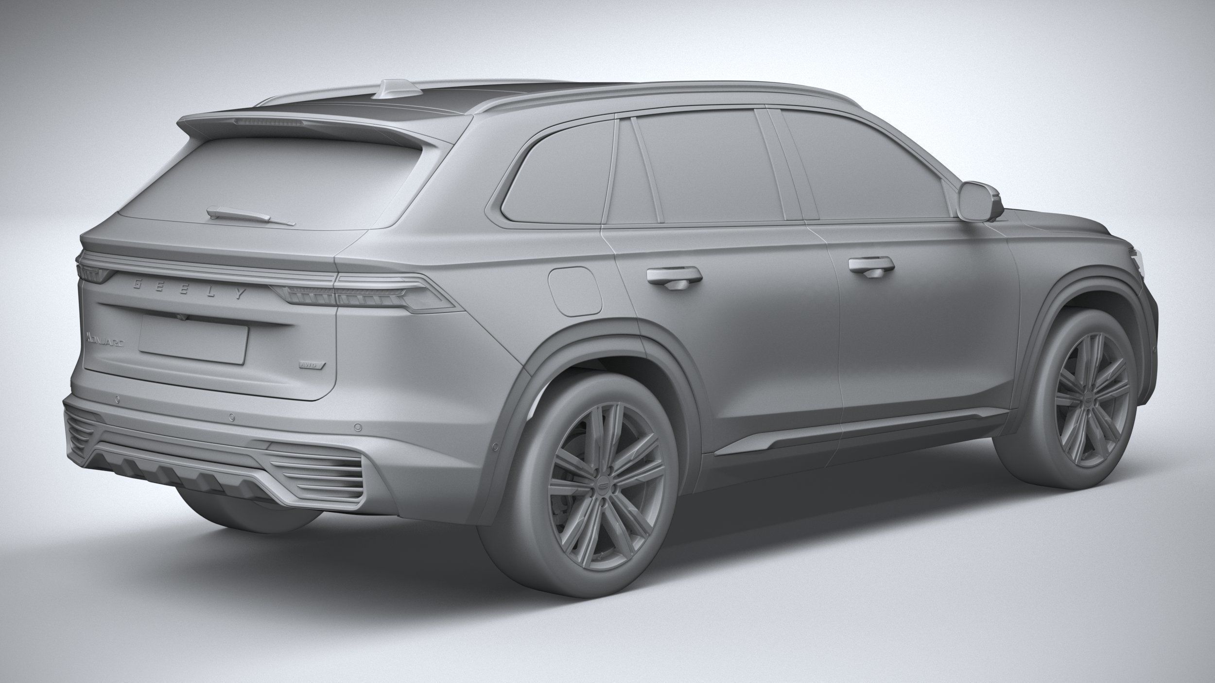 Geely Monjaro 2024 3D model_25