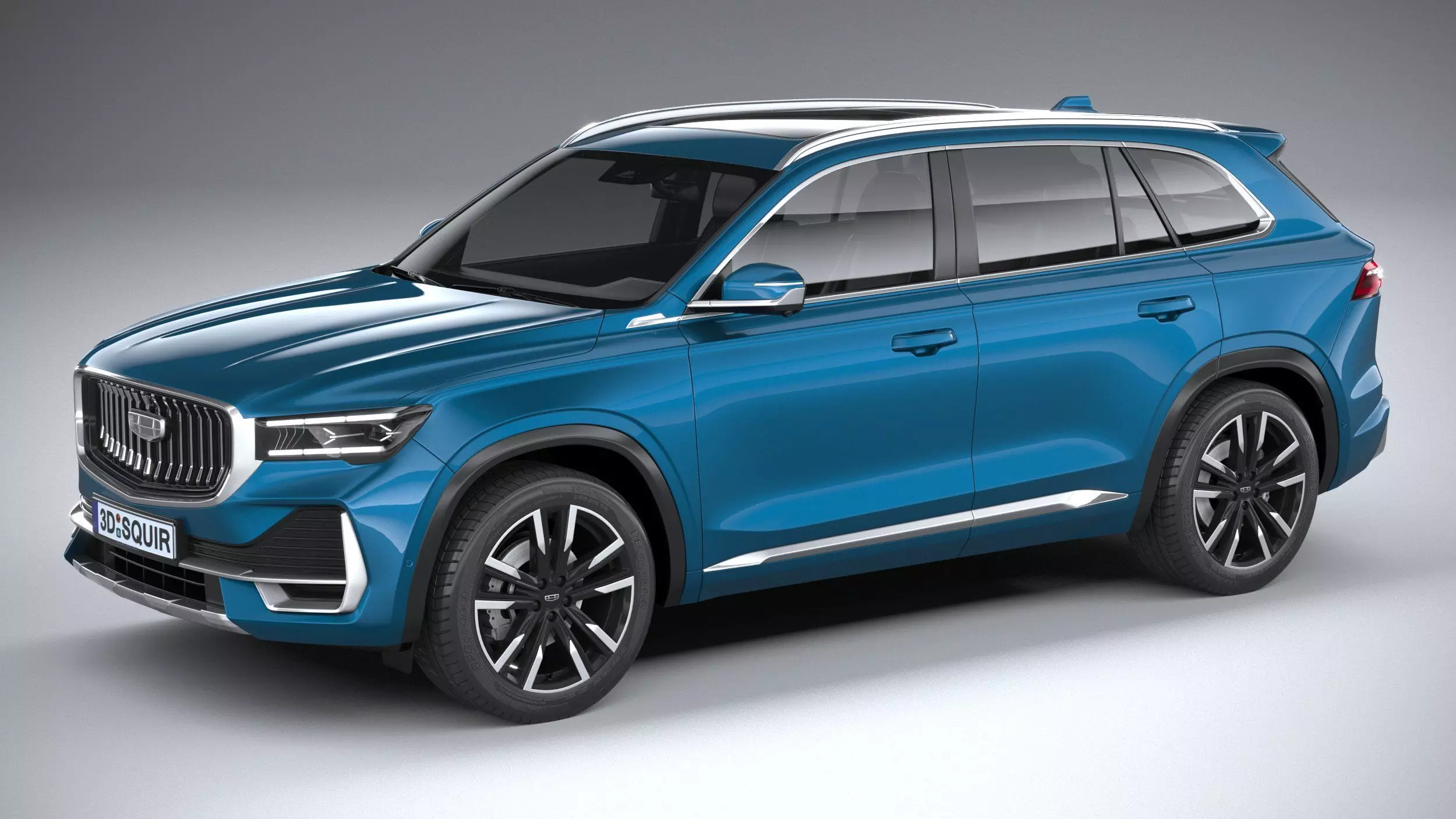 Geely Monjaro 2024 3D model_0