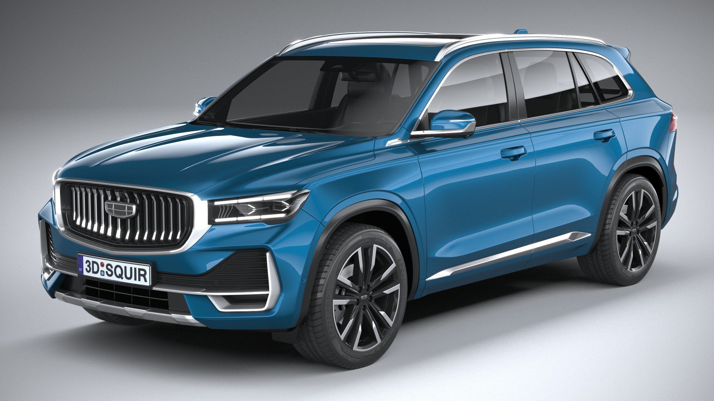 Geely Monjaro 2024 3D model_1