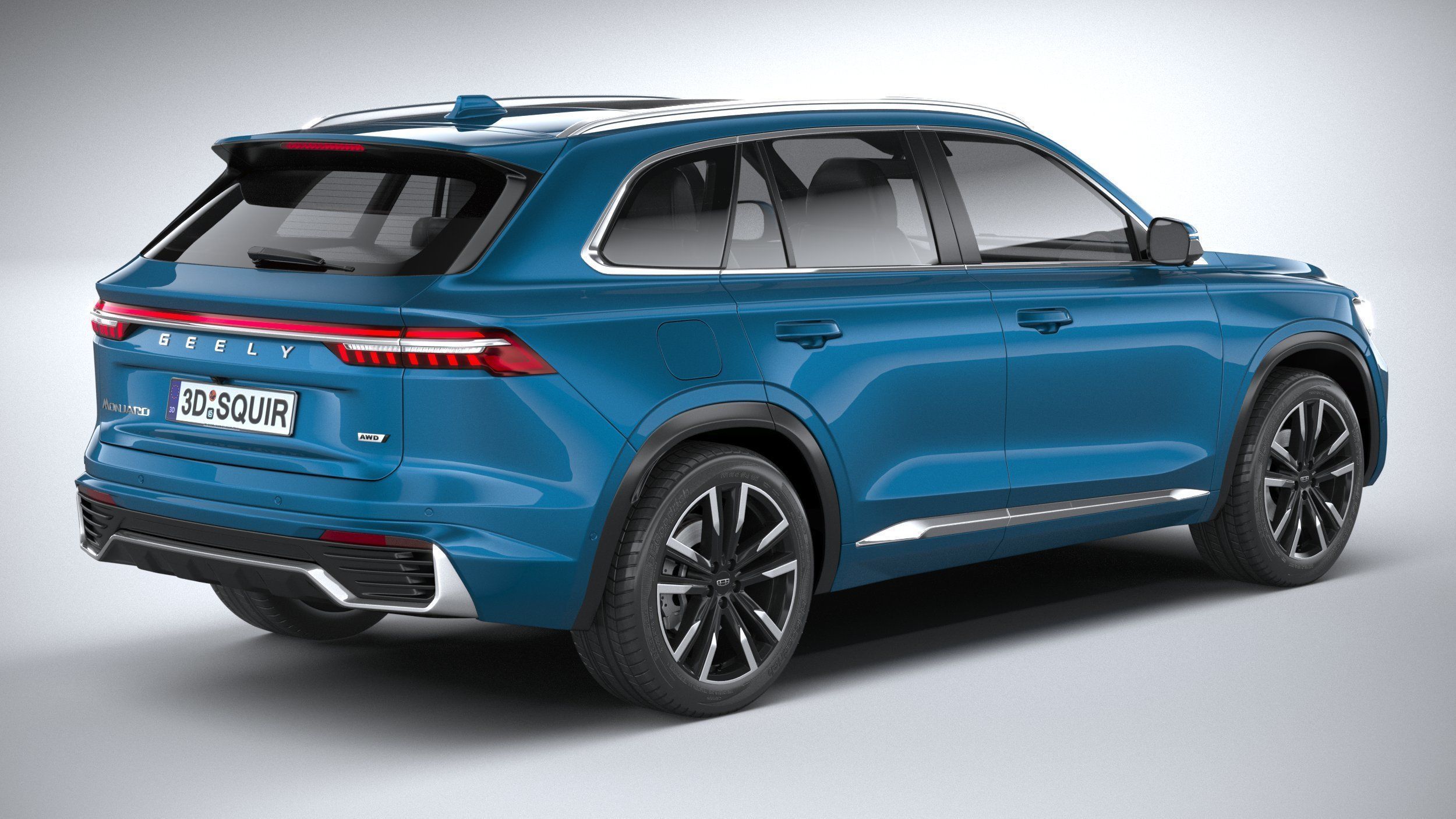 Geely Monjaro 2024 3D model_17