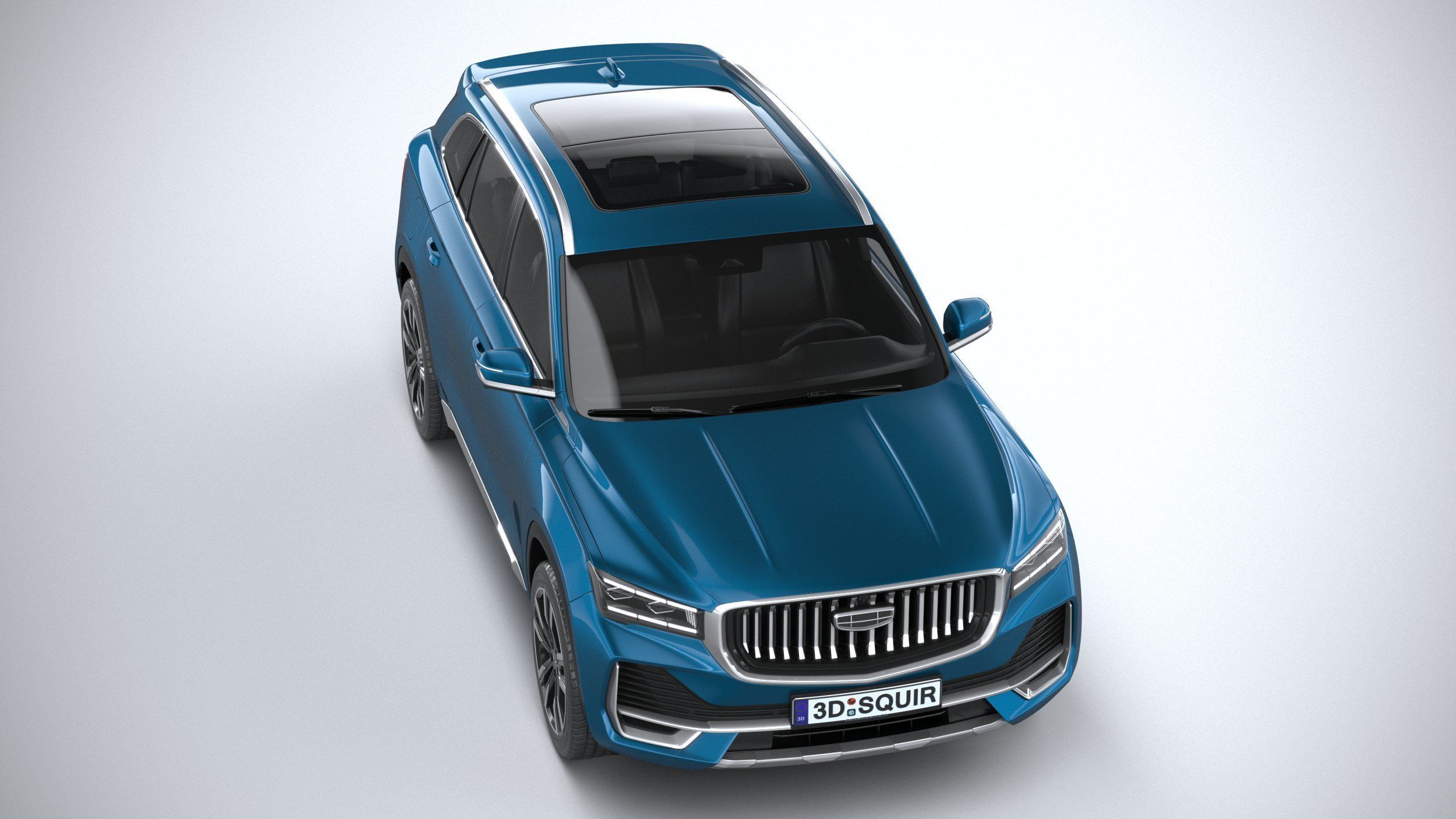 Geely Monjaro 2024 3D model_12