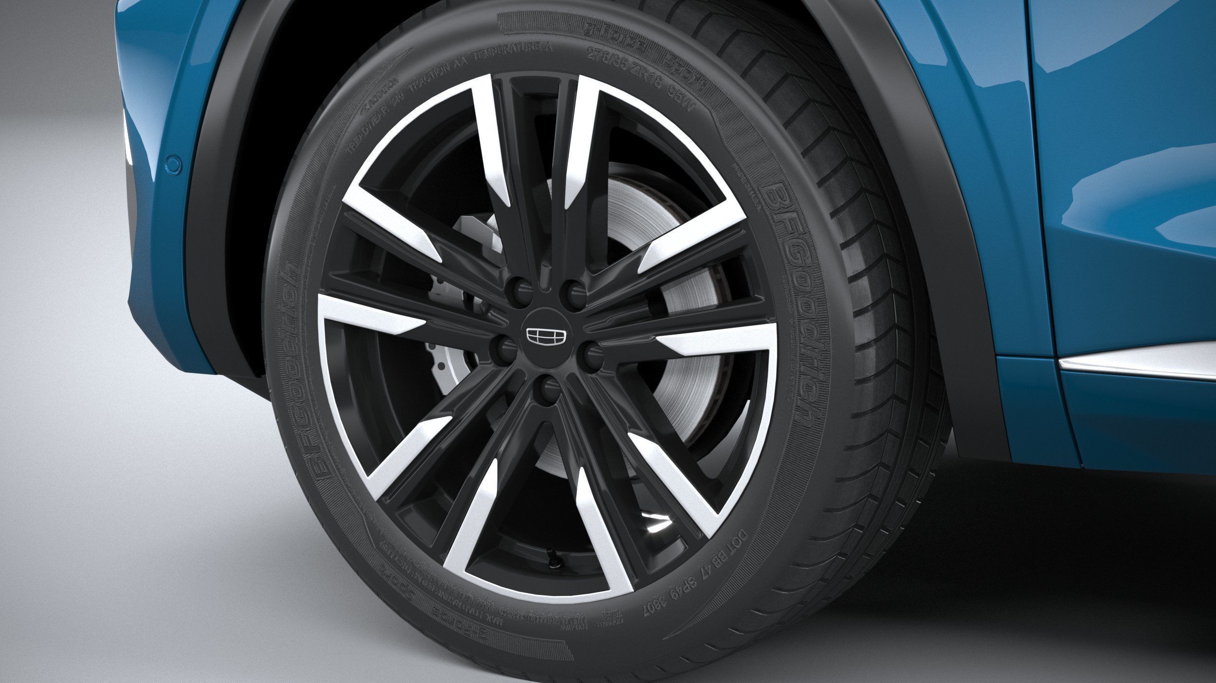 Geely Monjaro 2024 3D model_16