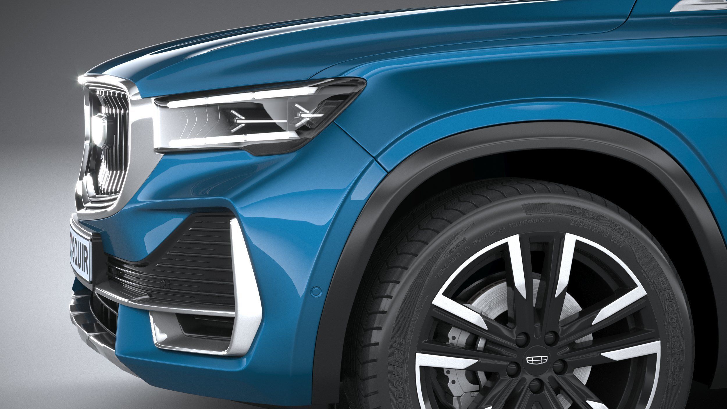 Geely Monjaro 2024 3D model_3