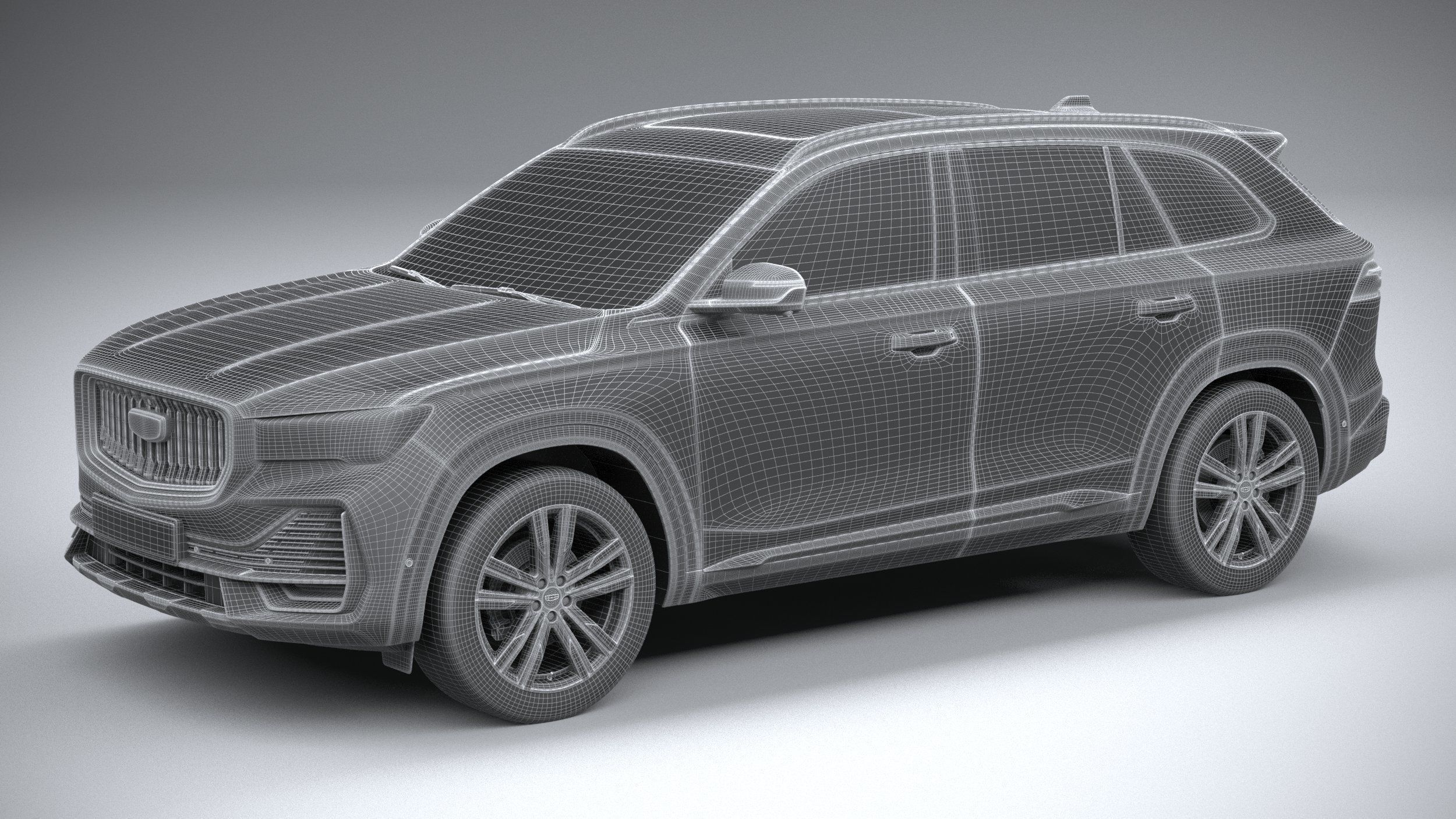 Geely Monjaro 2024 3D model_26