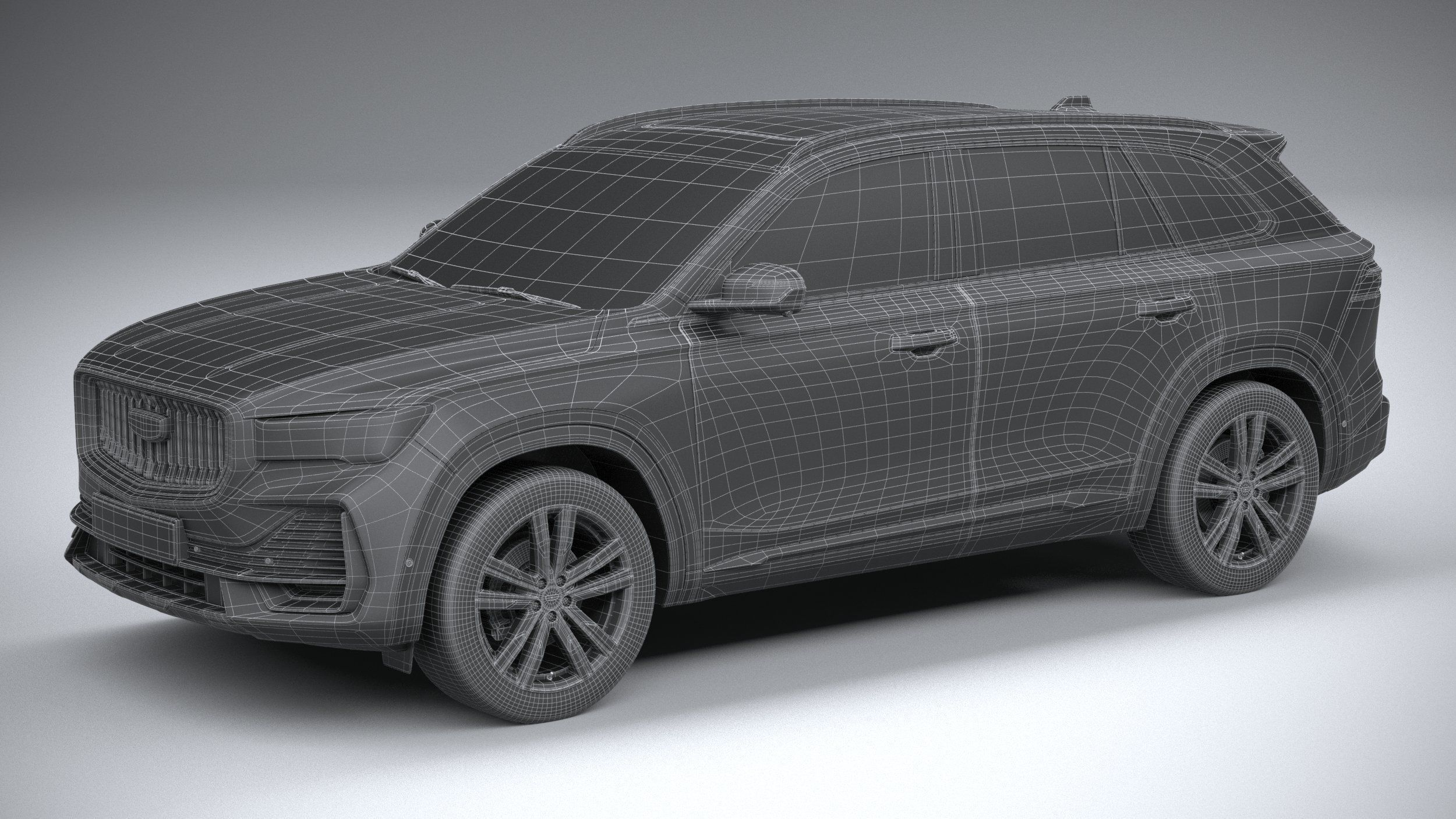 Geely Monjaro 2024 3D model_28