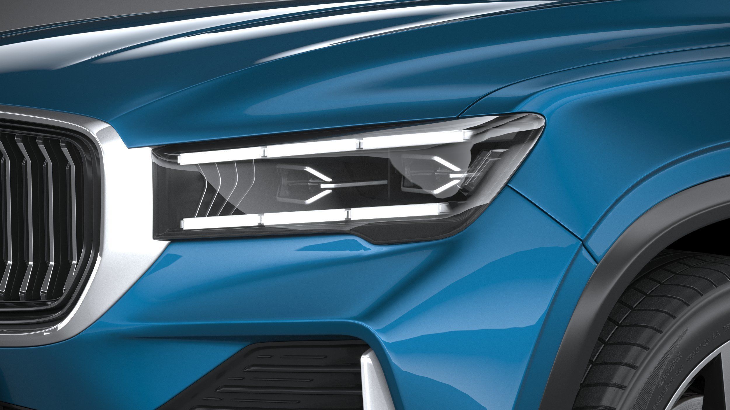 Geely Monjaro 2024 3D model_14