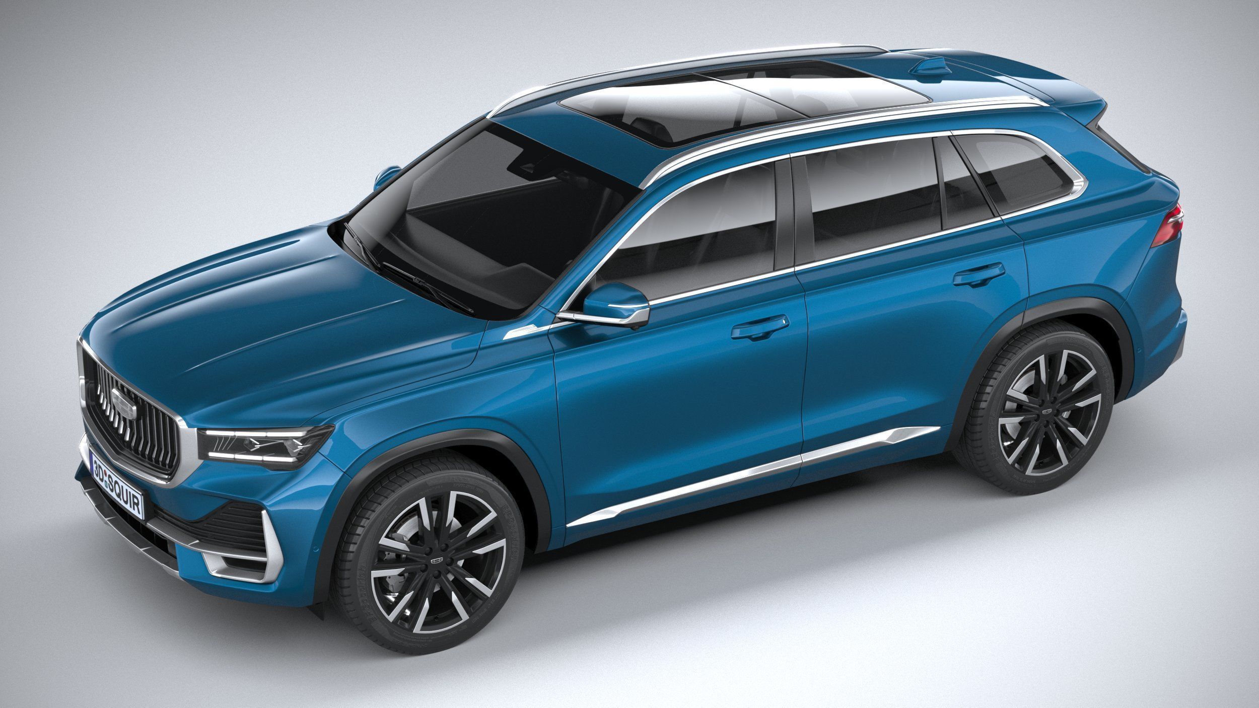 Geely Monjaro 2024 3D model_7