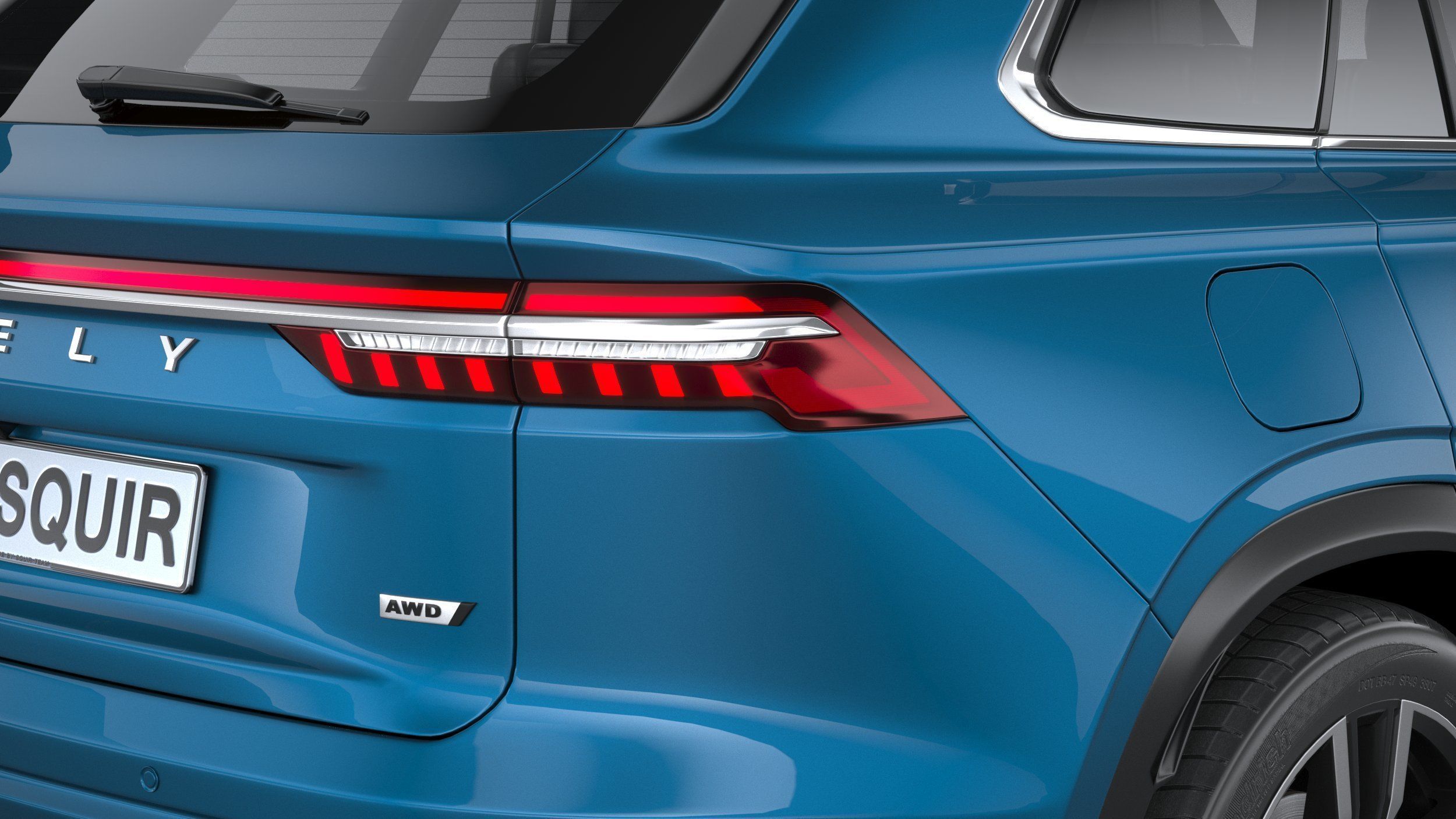 Geely Monjaro 2024 3D model_18