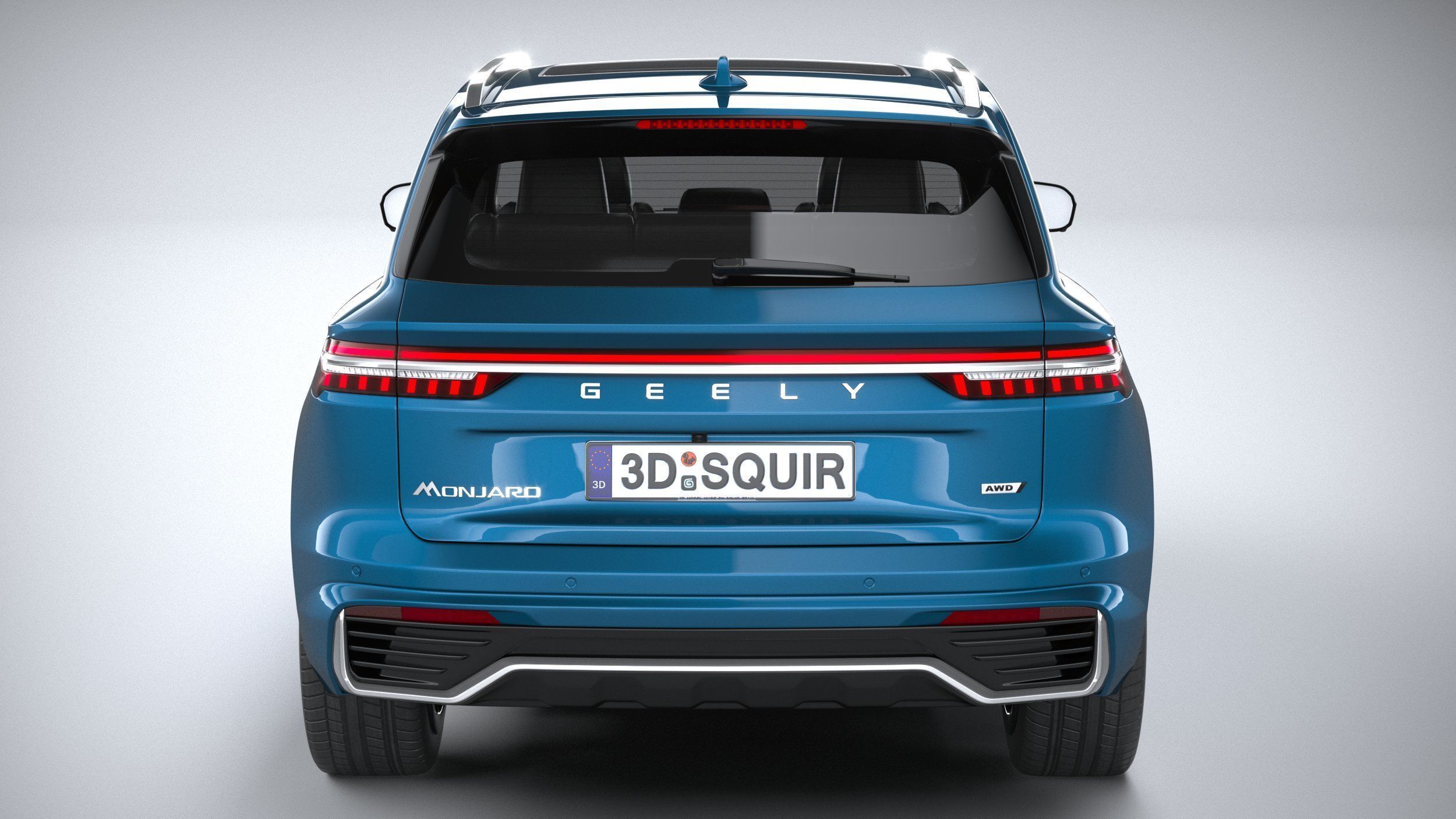 Geely Monjaro 2024 3D model_4