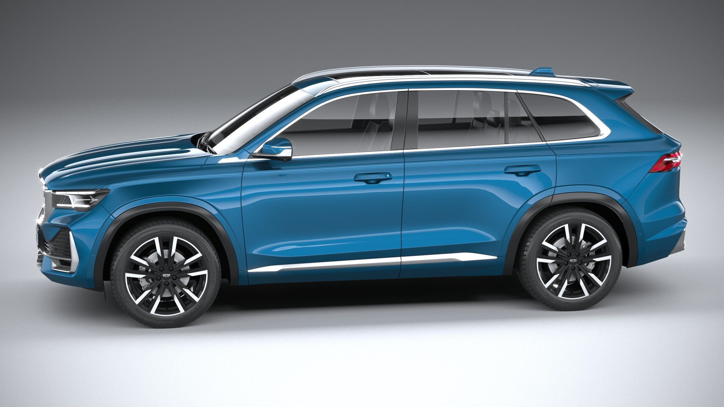 Geely Monjaro 2024 3D model_8